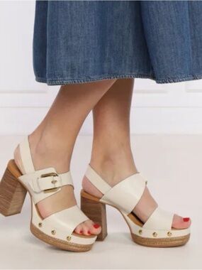 See by Chloe - Women's Joline Studded High Heel Espadrille Platform Sandals